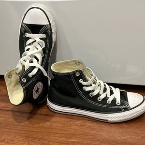 Black Converse high tops